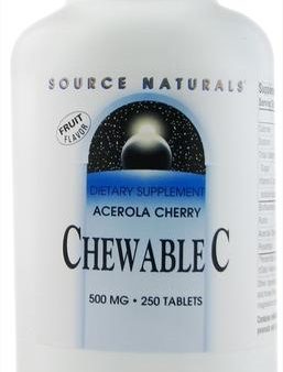 SOURCE NATURALS - Acerola Cherry Chewable C (500 mg) - 250 Tablets For Discount