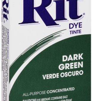 RIT DYE - Powder Dye Dark Green - 1.125 oz. (31.9 g) Cheap