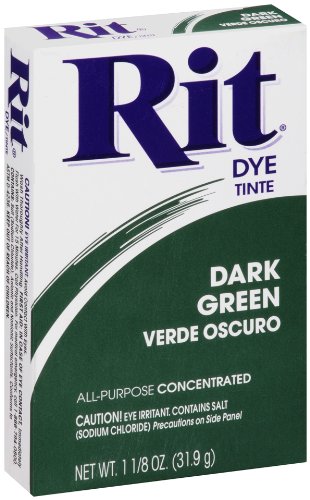 RIT DYE - Powder Dye Dark Green - 1.125 oz. (31.9 g) Cheap