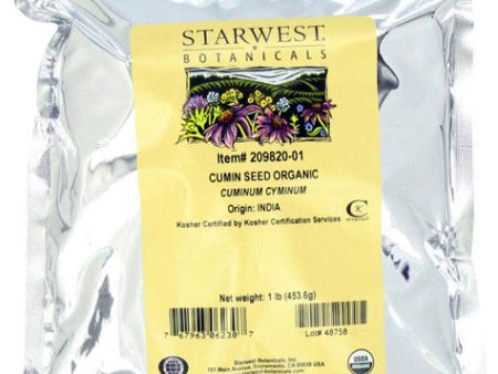 STARWEST - Organic Cumin Seed - 1 lbs. Cheap