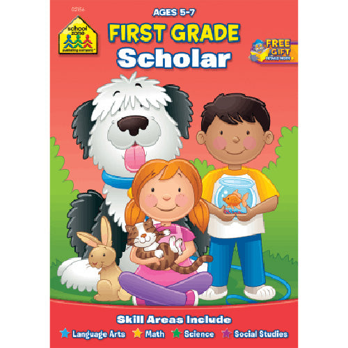 SCHOOL ZONE - First Grade Scholar Workbook - 32 Pages Online