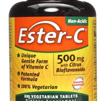 ESTER-C - 500 mg with Citrus Bioflavonoids - 225 Vegetarian Tablets Hot on Sale