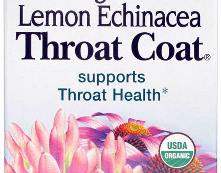 TRADITIONAL MEDICINALS - Lemon Echinacea Throat Coat - 6 x 16 Tea Bags on Sale