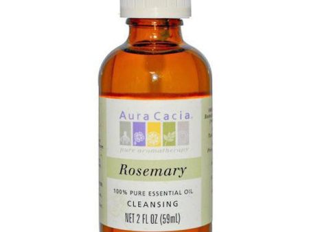 AURA CACIA - 100% Pure Essential Oil Rosemary - 2 fl. oz. (59 ml) For Cheap