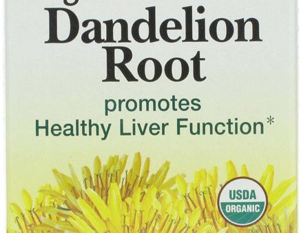 TRADITIONAL MEDICINALS - Organic Roasted Dandelion Root - 6 x 16 Tea Bags on Sale