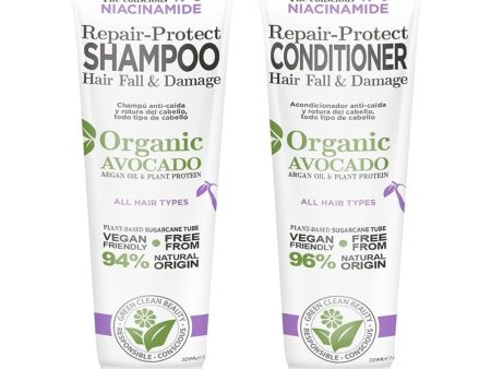 Biovene The Conscious No. 6 Niacinamide Repair-Protect Shampoo & Conditioner Twin 2 x 225ml Supply