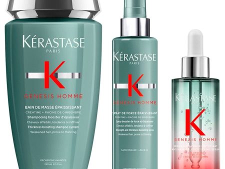 Kérastase Genesis Homme Thickness Boosting & Anti Hair-Fall System Trio Cheap