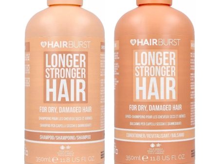 Hairburst Dry & Damaged Hair Shampoo & Conditioner Twin 2 x 350ml Fashion