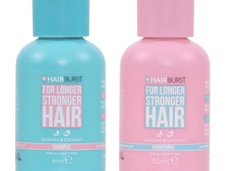 Hairburst Longer Stronger Hair Shampoo & Conditioner Twin 2 x 60ml on Sale