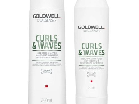 Goldwell DualSenses Curls & Waves Hydrating Shampoo 250ml & Conditioner 200ml Twin on Sale