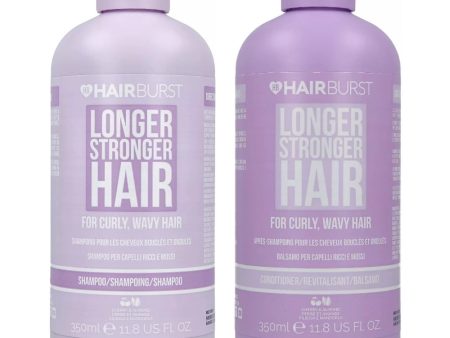 Hairburst Curly & Wavy Hair Shampoo & Conditioner Twin 2 x 350ml Online Sale