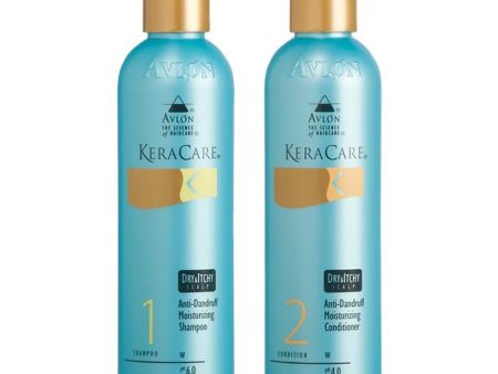 KeraCare Dry & Itchy Scalp Anti-Dandruff Moisturising Shampoo & Conditioner Twin 2 x 240ml For Cheap