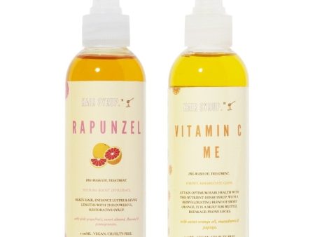 Hair Syrup Rapunzel Pre-Wash Oil Treatment & Vitamin C Me Pre-Wash Oil Treatment Twin 2 x 100ml on Sale