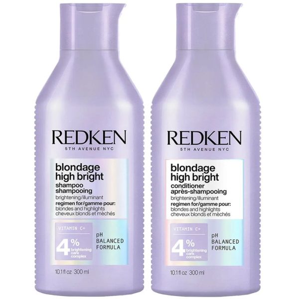 Redken Blondage High Bright Shampoo & Conditioner Twin 2 x 300ml Fashion