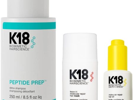 K18 Biomimetic Hairscience Complete Works Detox, Rebalance & Molecular Repair Set Fashion