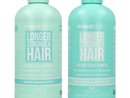 Hairburst Oily Scalp & Root Shampoo & Conditioner Twin 2 x 350ml Online now