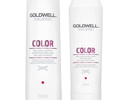 Goldwell DualSenses Colour Brilliance Shampoo 250ml & Conditioner 200ml Hair Twin Online now