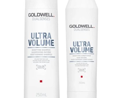 Goldwell DualSenses Ultra Volume Bodifying Shampoo 250ml & Conditioner 200ml Twin Online Sale