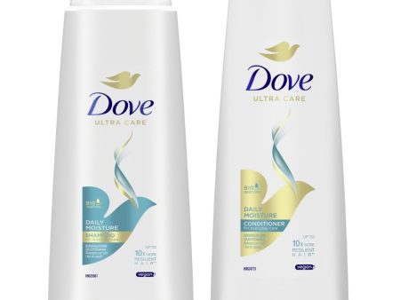 Dove Ultra Care Daily Moisture Shampoo 400ml & Conditioner 350ml Twin Sale