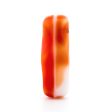 17X6MM Orange Wht Glass  Stick  Drop (72 pieces) Online now