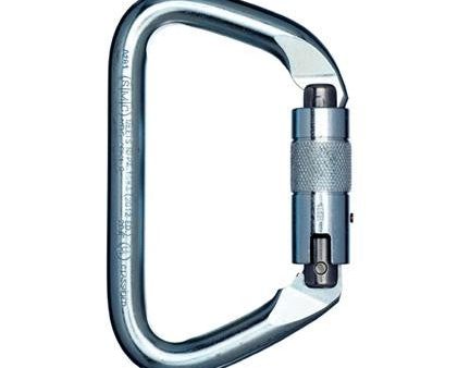 PMI SMC Large Steel D Carabiner, Safety Lock Discount