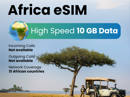 Africa eSIM (31 countries) Online Hot Sale