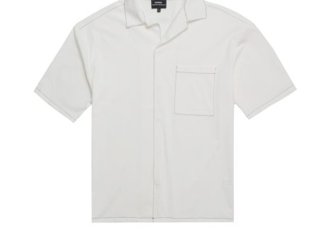 Contrast Stitch Short Sleeve Shirt For Cheap