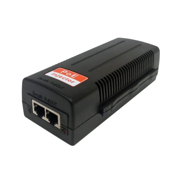 1-Channel 10 100 1000M PoE Injector - 30W - IEEE 802.3af at Discount