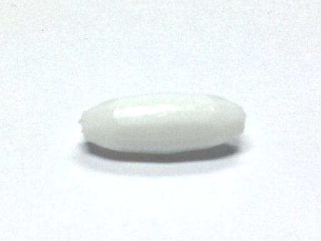 13X5MM White Faceted Oval Bead (144 pieces) Discount