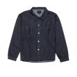 Boxy Raw Edge Denim Jacket Sale