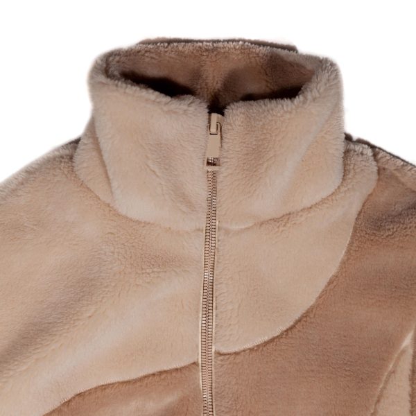 Asymmetrical Fleece Jacket Cheap