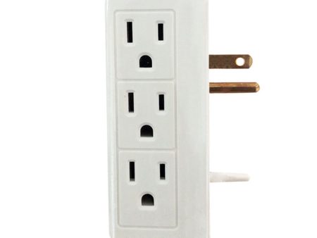 6 Side-Outlet Power Tap - White on Sale