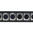 12-Port XLR Female + 4-port XLR Male patch panel, 19 inch rackmount 1U Online