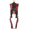 PMI Heightec Phoenix Full Body Harness, Red Black For Cheap