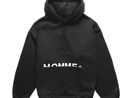 Half-Logo Heavyweight Hoodie For Discount