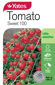 Yates Tomato Sweet 100 Seeds Online now